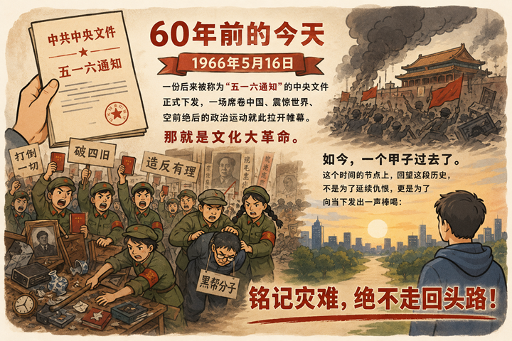 五月十六日:六十年的回响与警醒