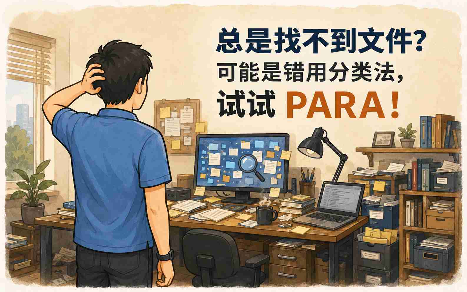 总是找不到文件?可能是分类方法错了,试试 PARA!